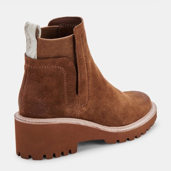 Dolce + Vita Huey H20 brown suede boots  *waterproof* NIB - Picture 5 of 5
